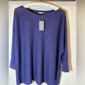 NWT J.Jill linen blend sweater